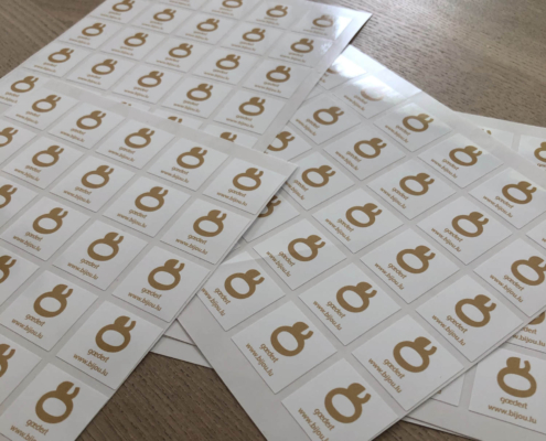 Aufkleber für Goldschmied