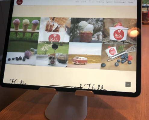 Webdesign für Eiswerkstatt