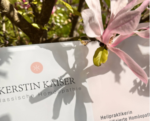 Schilderdesign für Homöopathin